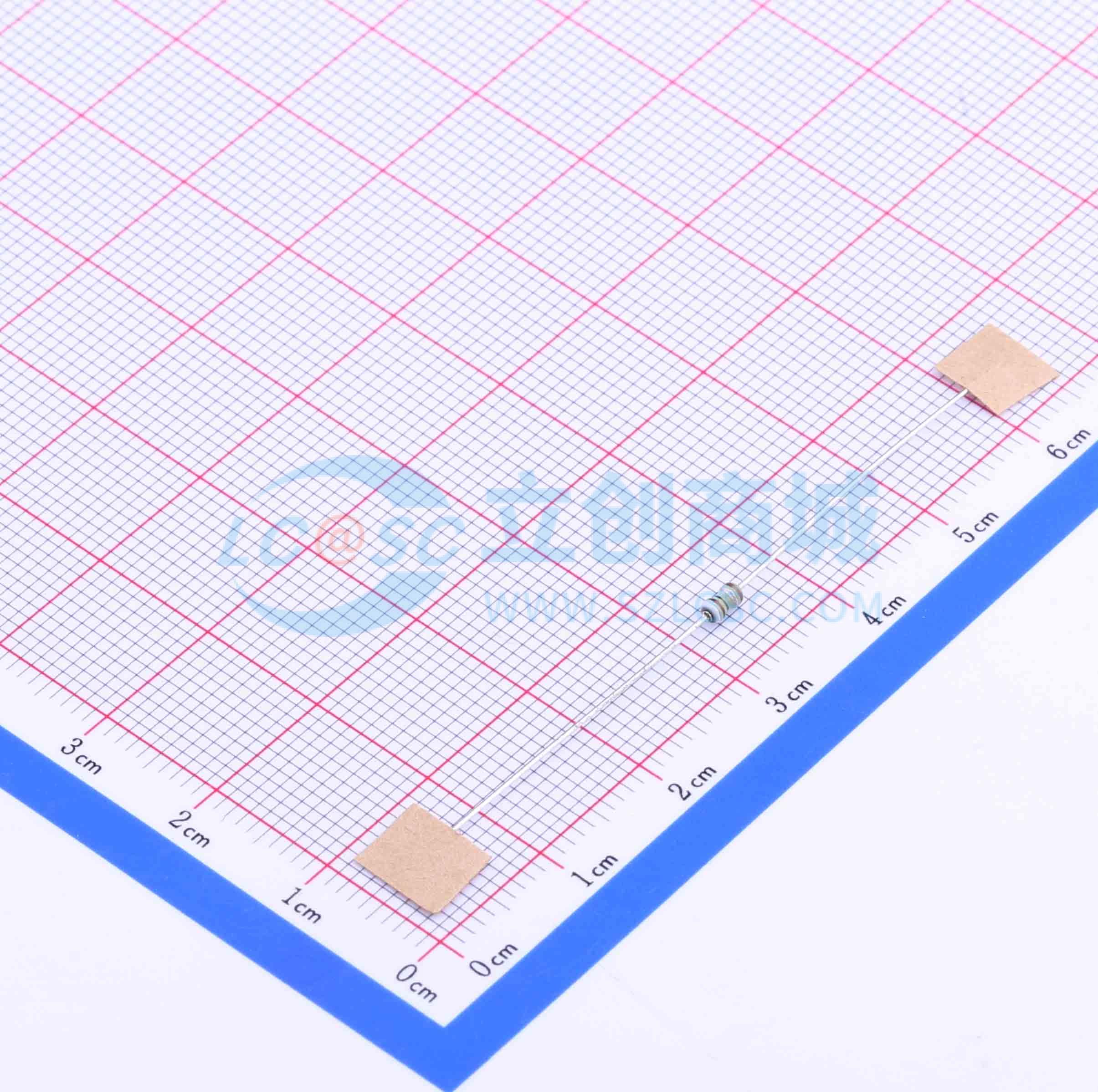 MF1/8W-9.1Ω±1% T实物图