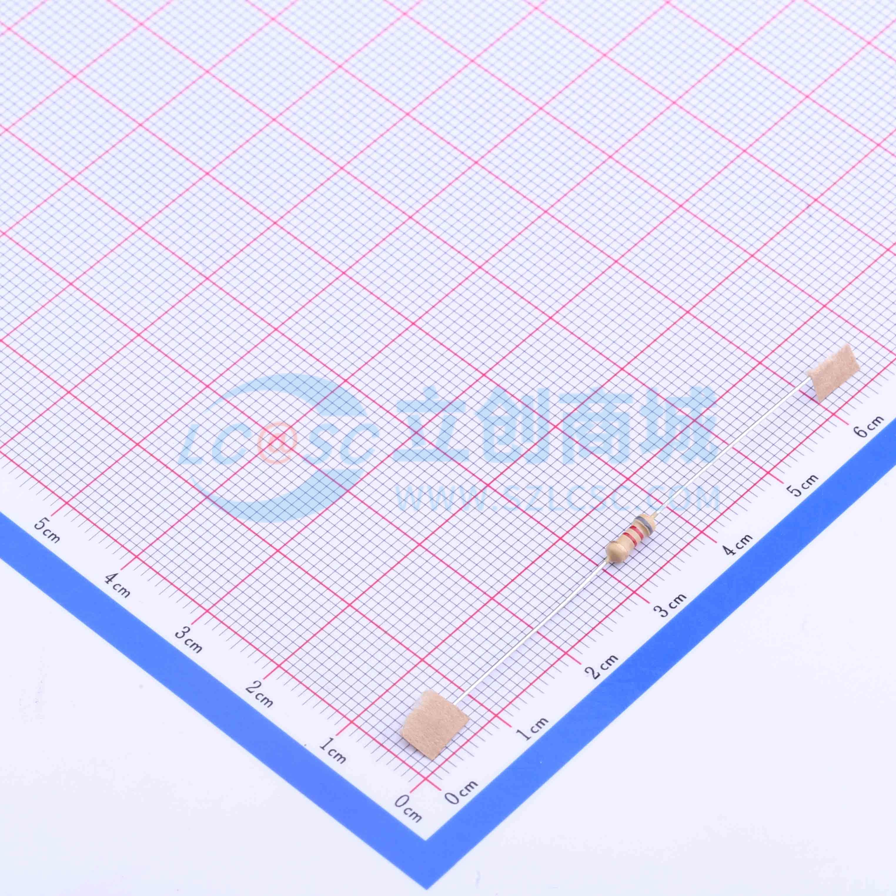 CF1/4W-8.2KΩ±5% T实物图