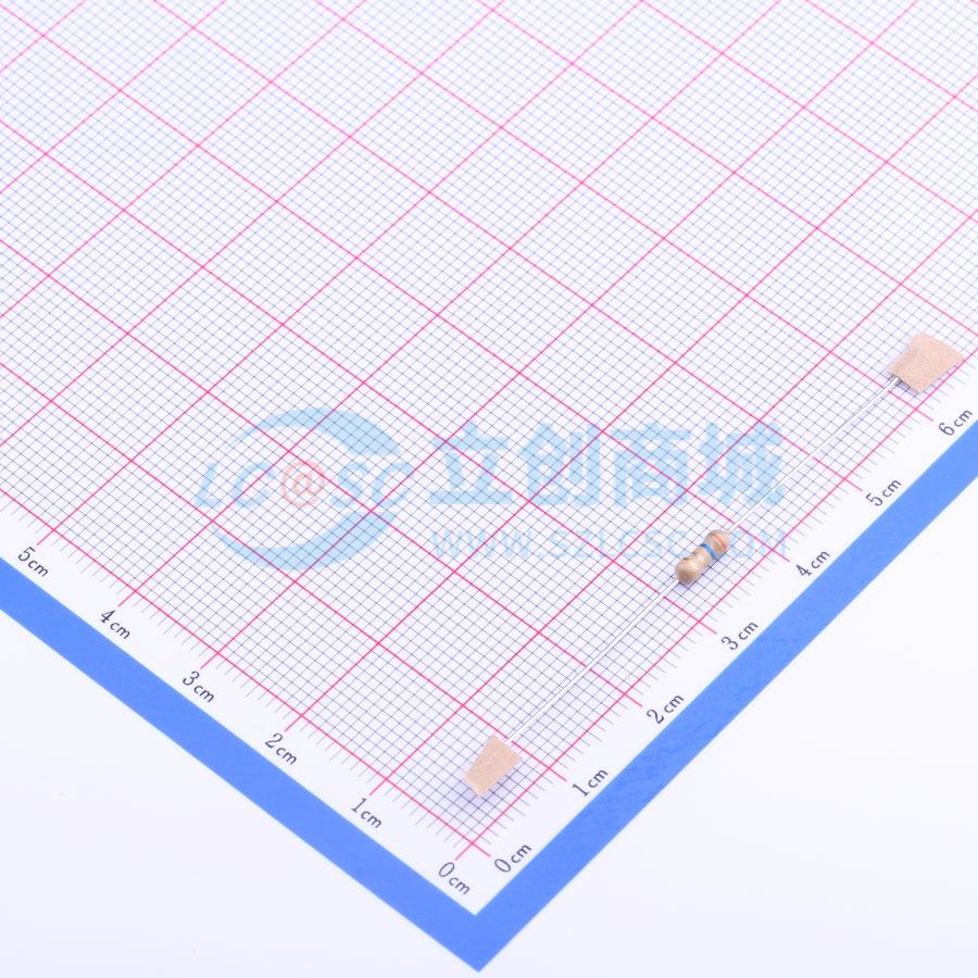 点击查看大图 CF1/4W-3.6Ω±5% T实物图