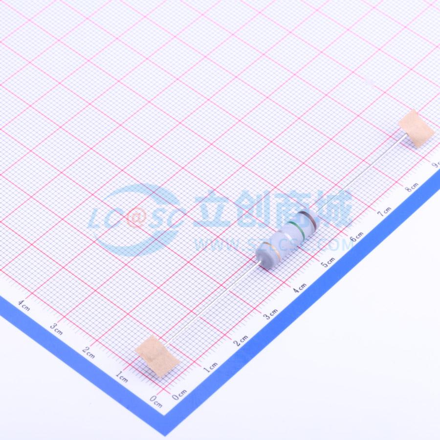 点击查看大图 MOF5WS-0.15Ω±5% T实物图