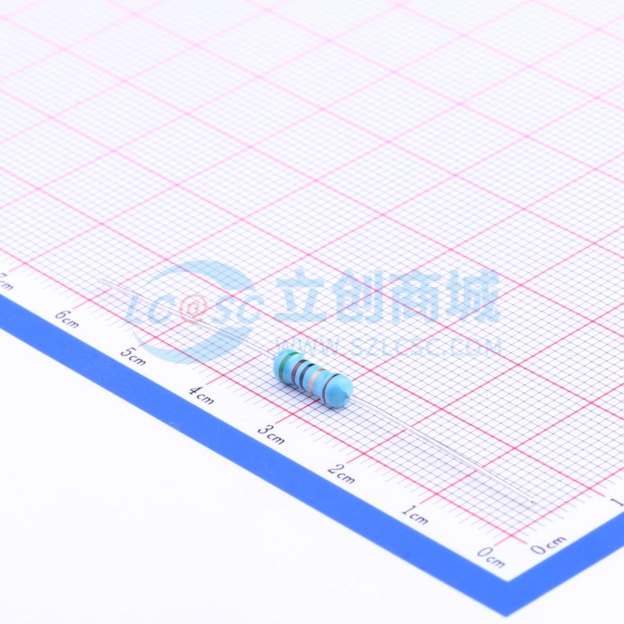 MF1/2W-51Ω±1% T实物图