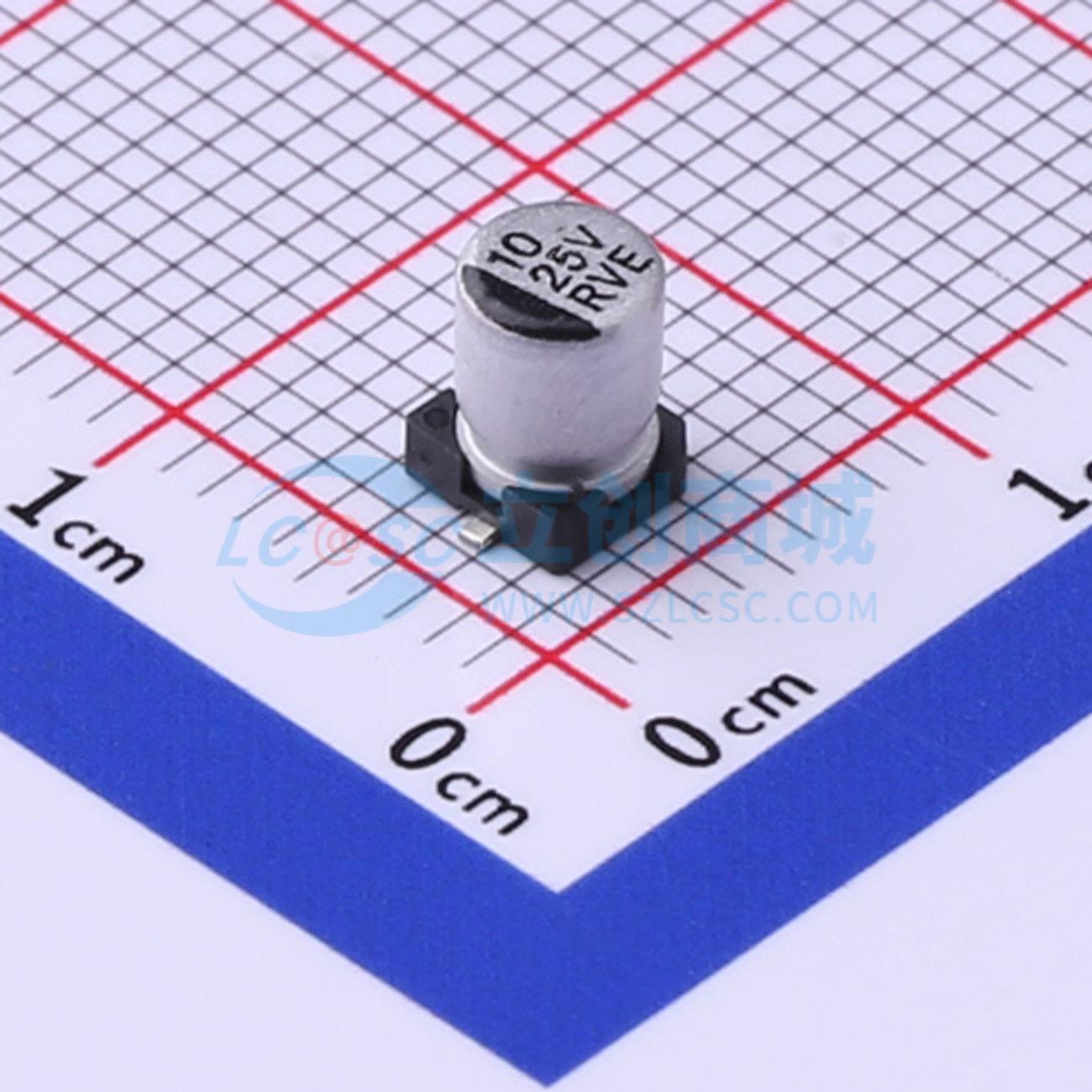 点击查看大图 RVE1E100M0405实物图