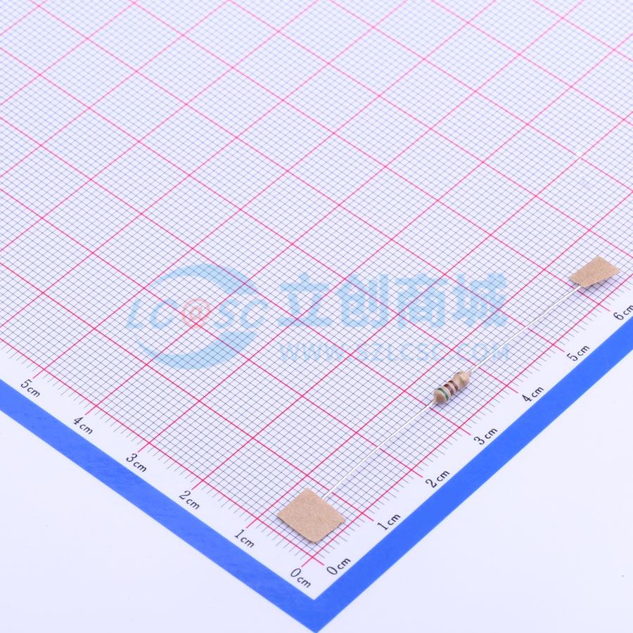 点击查看大图 CF1/4W-510Ω±5% T实物图