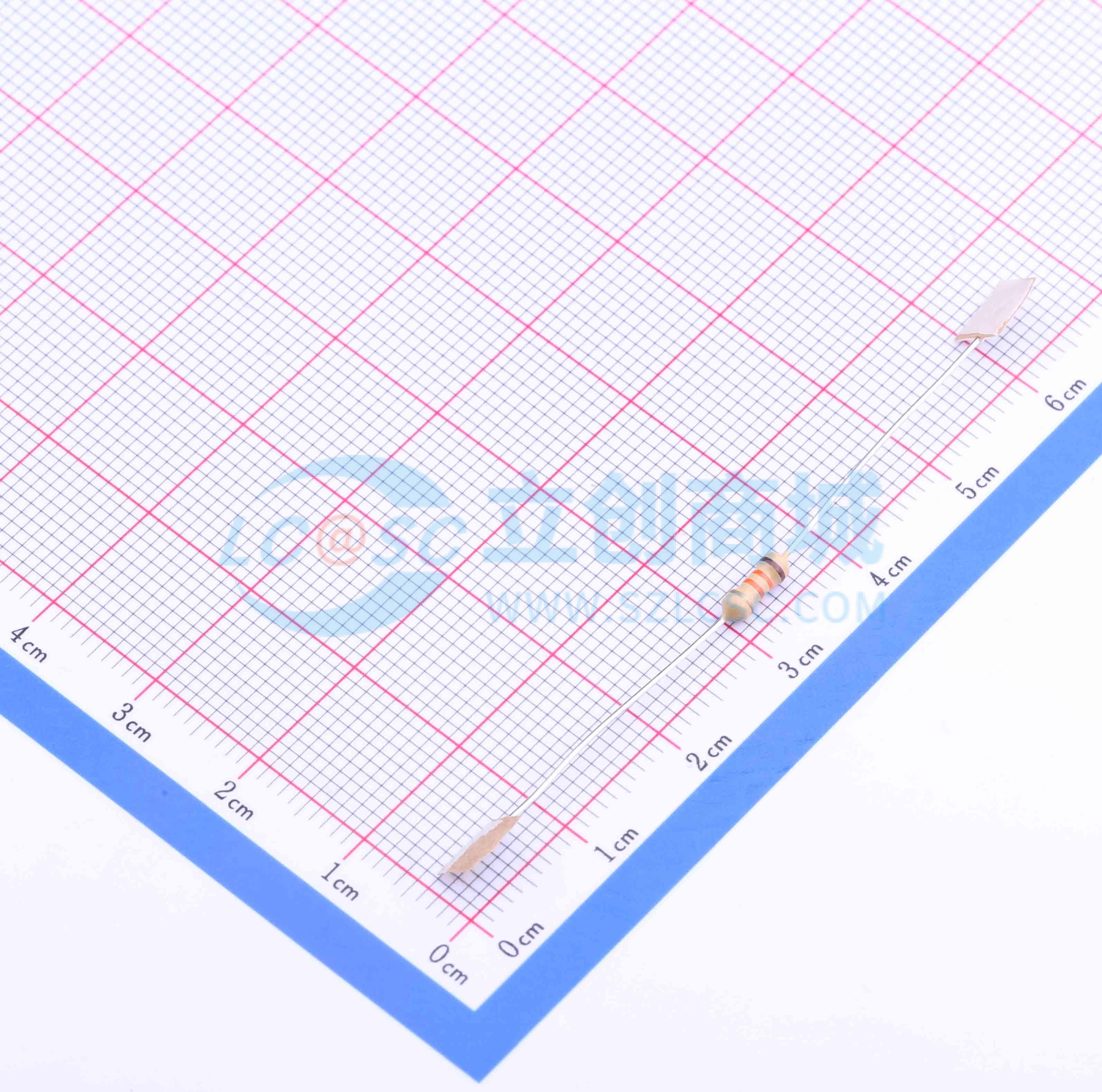 点击查看大图 CF1/4W-13KΩ±5% T实物图