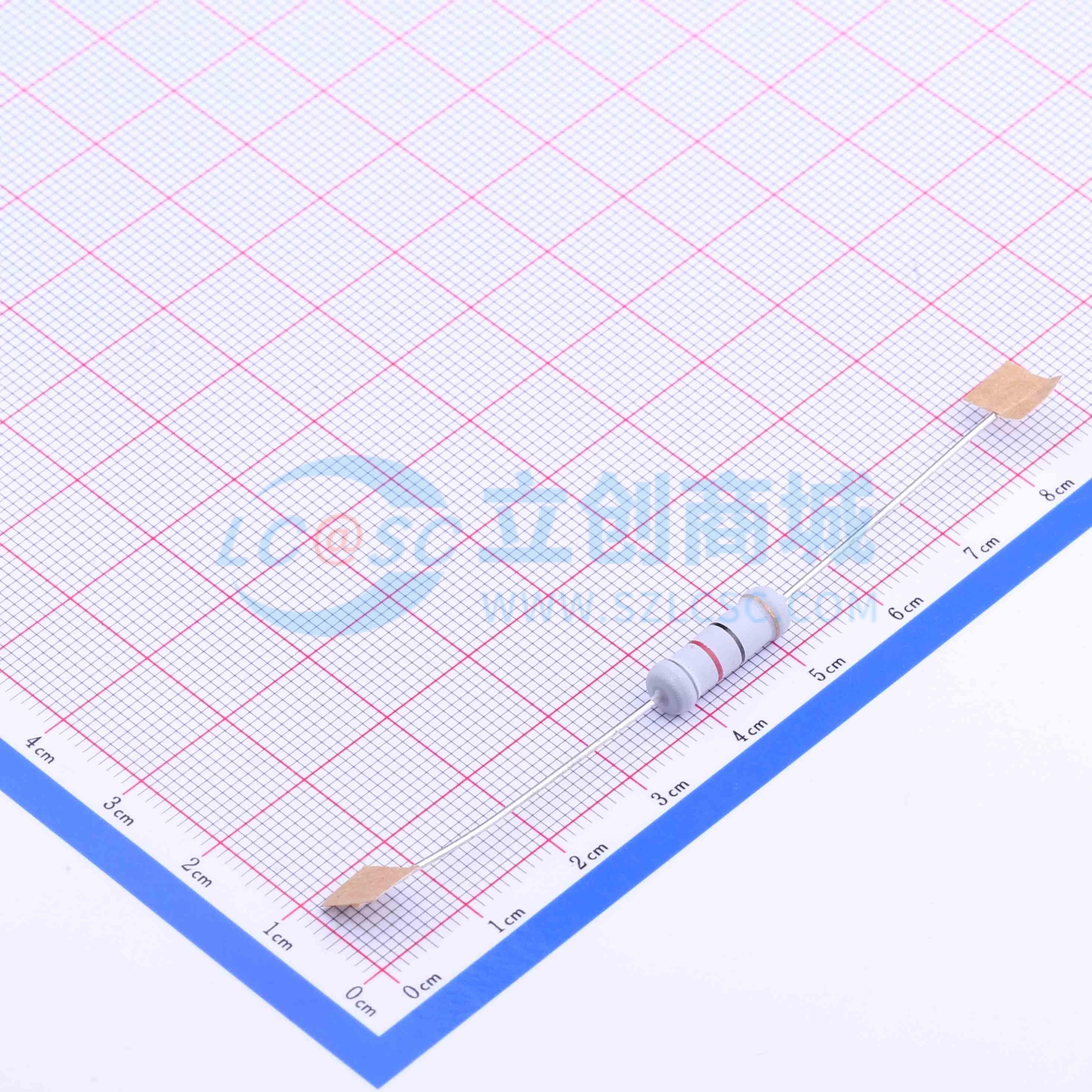 MOF3WS-82Ω±5% T实物图