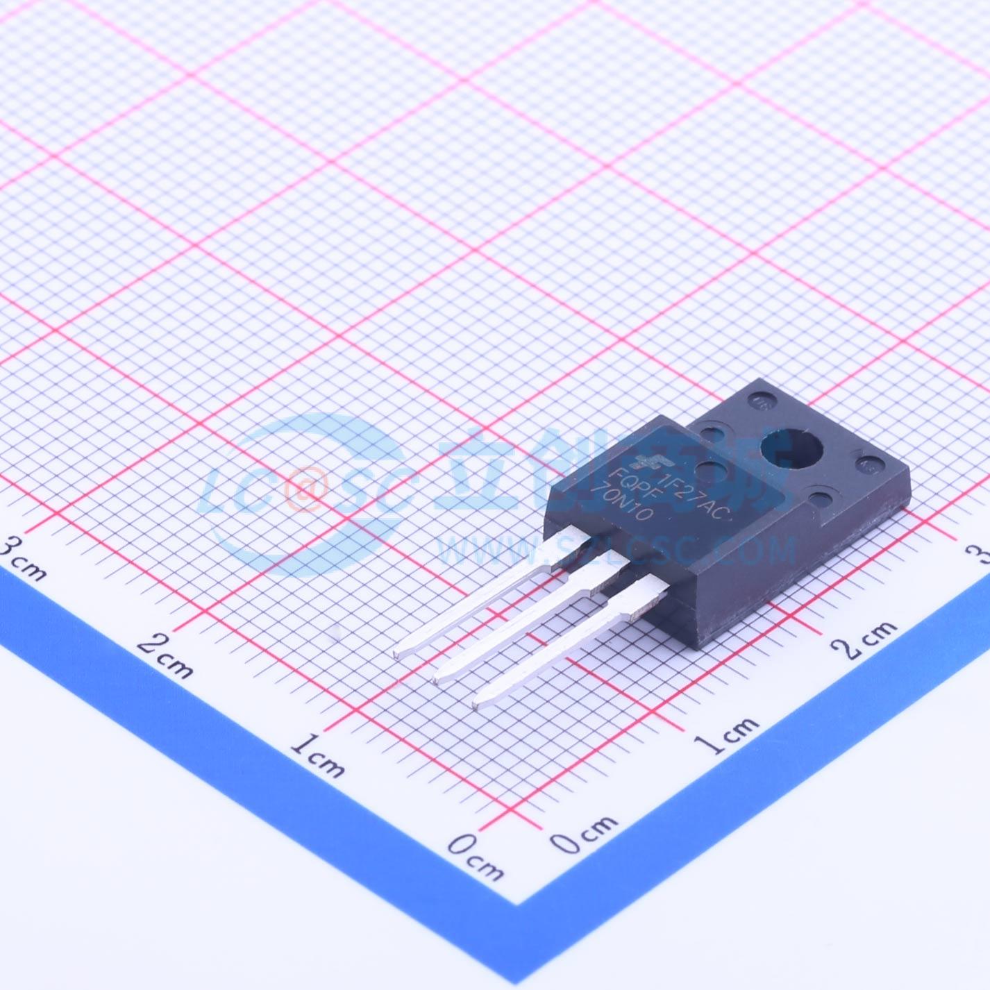 点击查看大图 FQPF70N10实物图