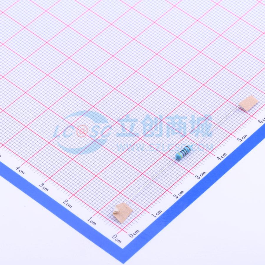 点击查看大图 MF1/4W-470Ω±1% T实物图