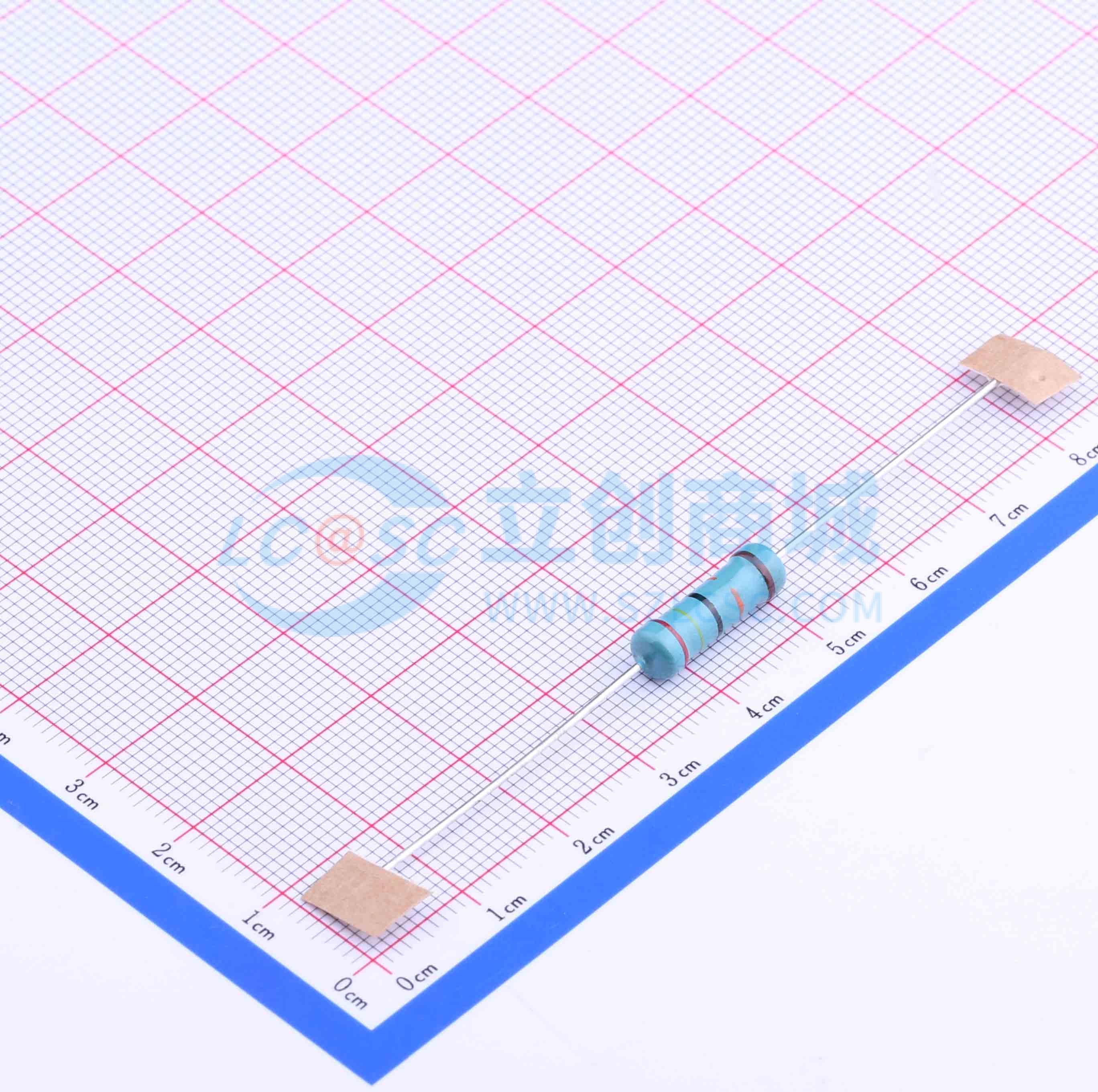 点击查看大图 MF3WS-240KΩ±1% T实物图