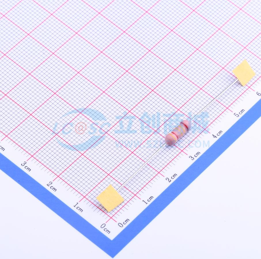 点击查看大图 RI40-1/2W-240KΩ±2% T实物图