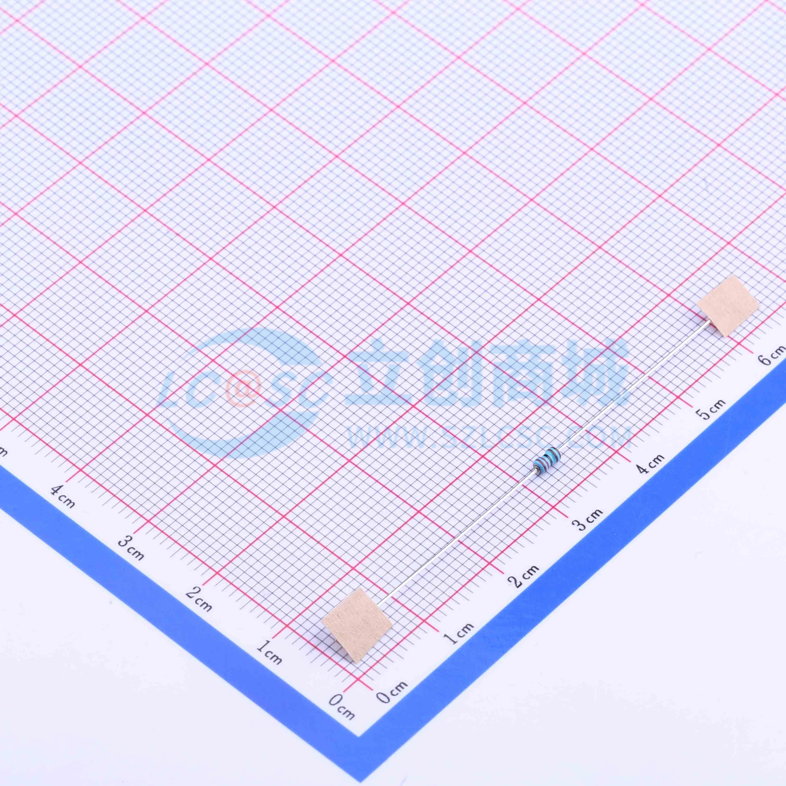 MF1/8W-2.2KΩ±1% T实物图