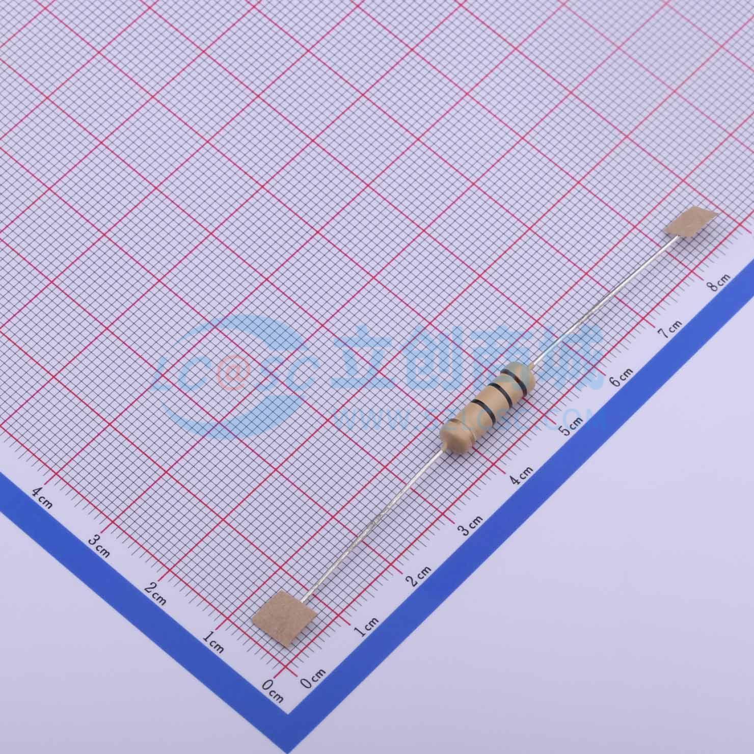 点击查看大图 CF3WS-10Ω±5% T实物图