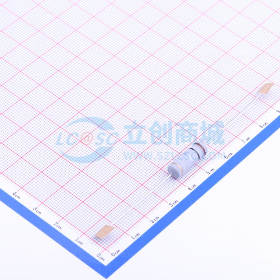 点击查看大图 MOF5WS-0.1Ω±5% T实物图