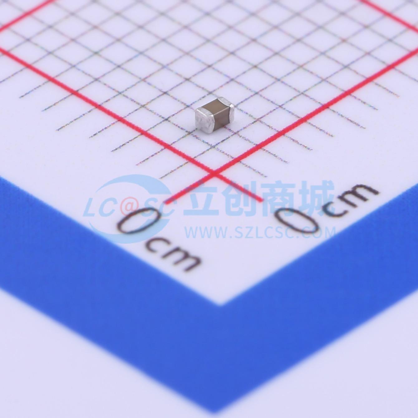 点击查看大图 CC0402MRX5R5BB106实物图