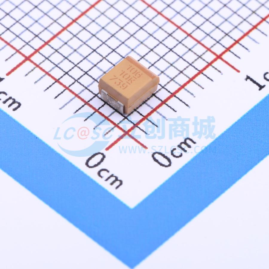 点击查看大图 T491B106K010AT实物图