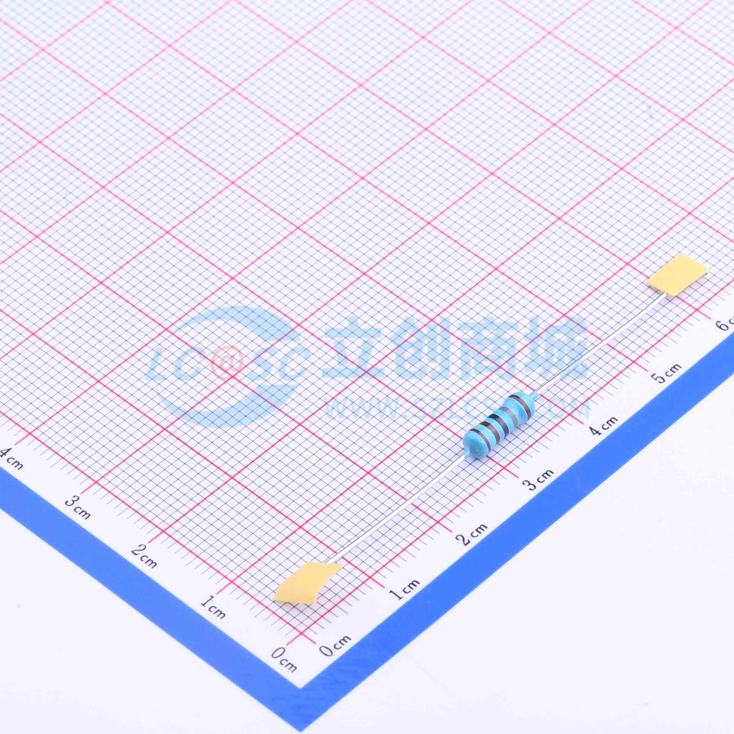 点击查看大图 MF1/2W-1.8KΩ±1% T实物图