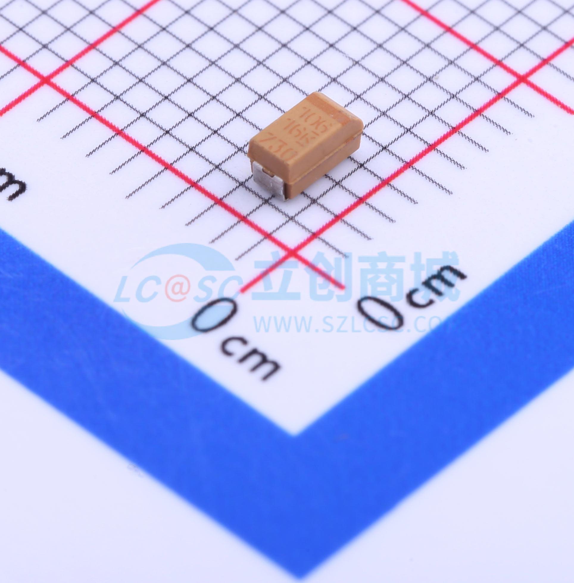 点击查看大图 T491A106M016AT实物图