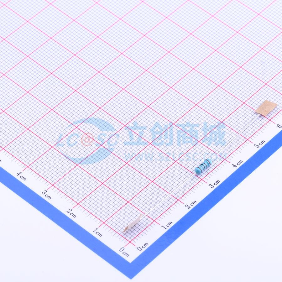 点击查看大图 MF1/4W-1.8KΩ±1% T实物图