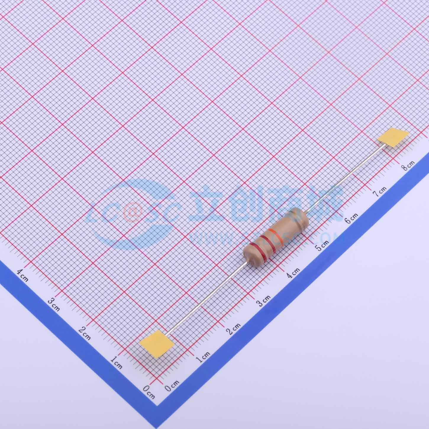 点击查看大图 CF5WS-22KΩ±5% T实物图