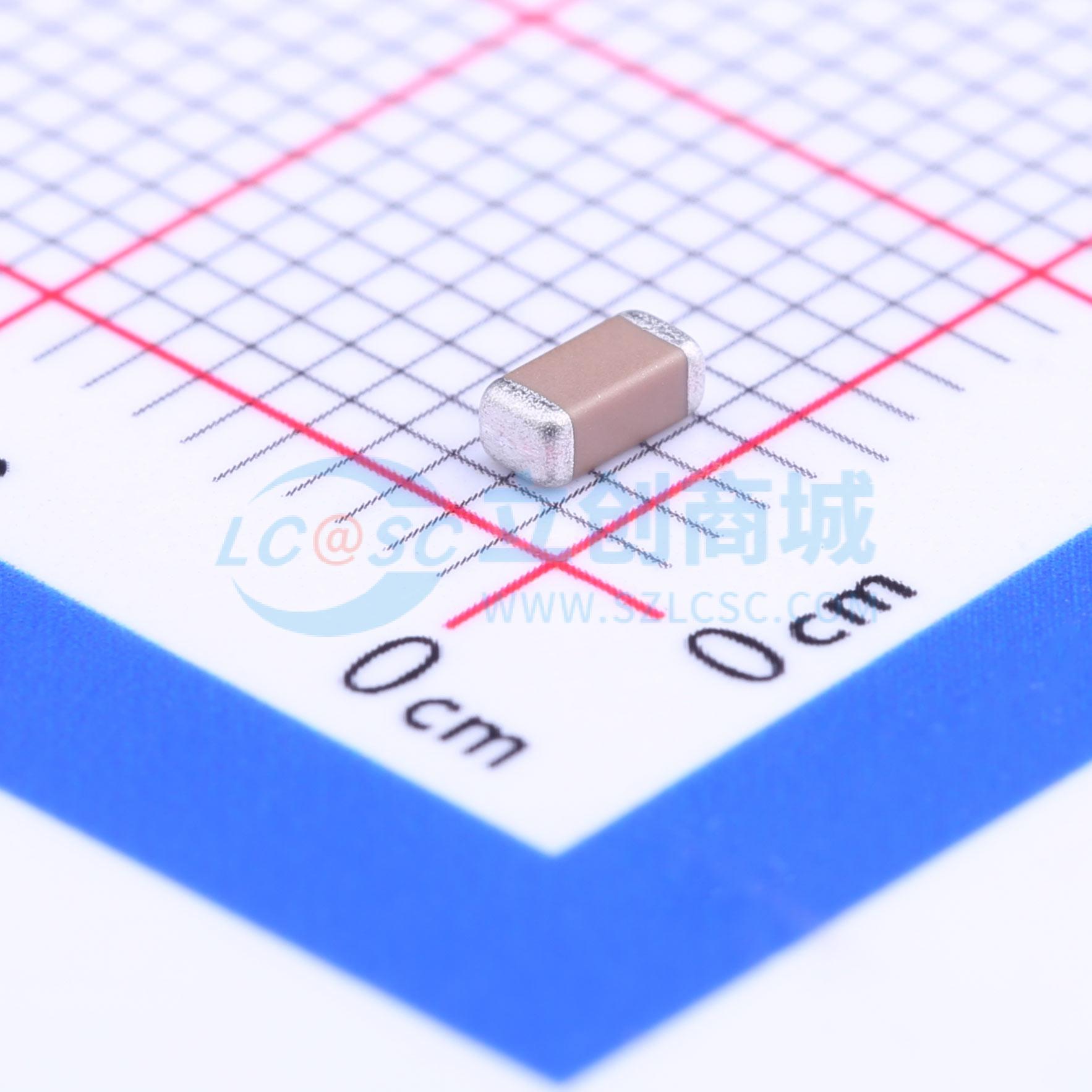 点击查看大图 C1206X103K102T实物图