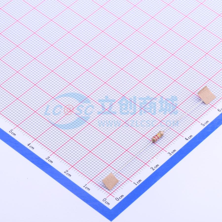 点击查看大图 CF1/4W-220KΩ±5% T实物图