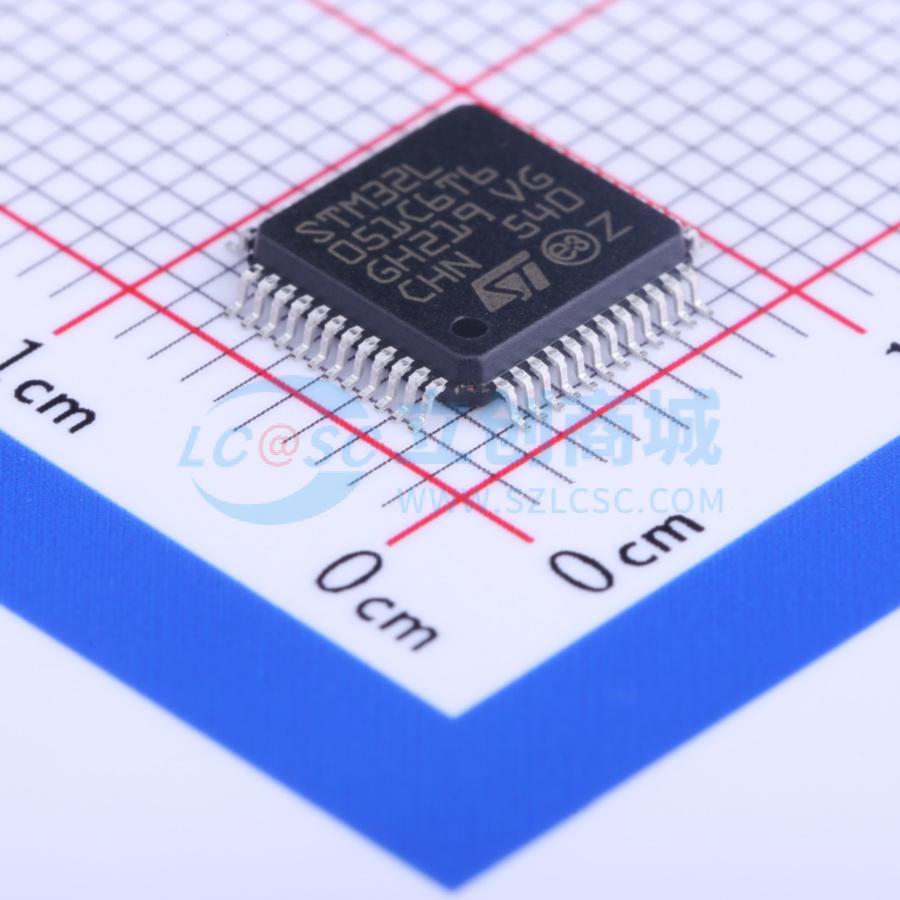 点击查看大图 STM32L051C6T6实物图