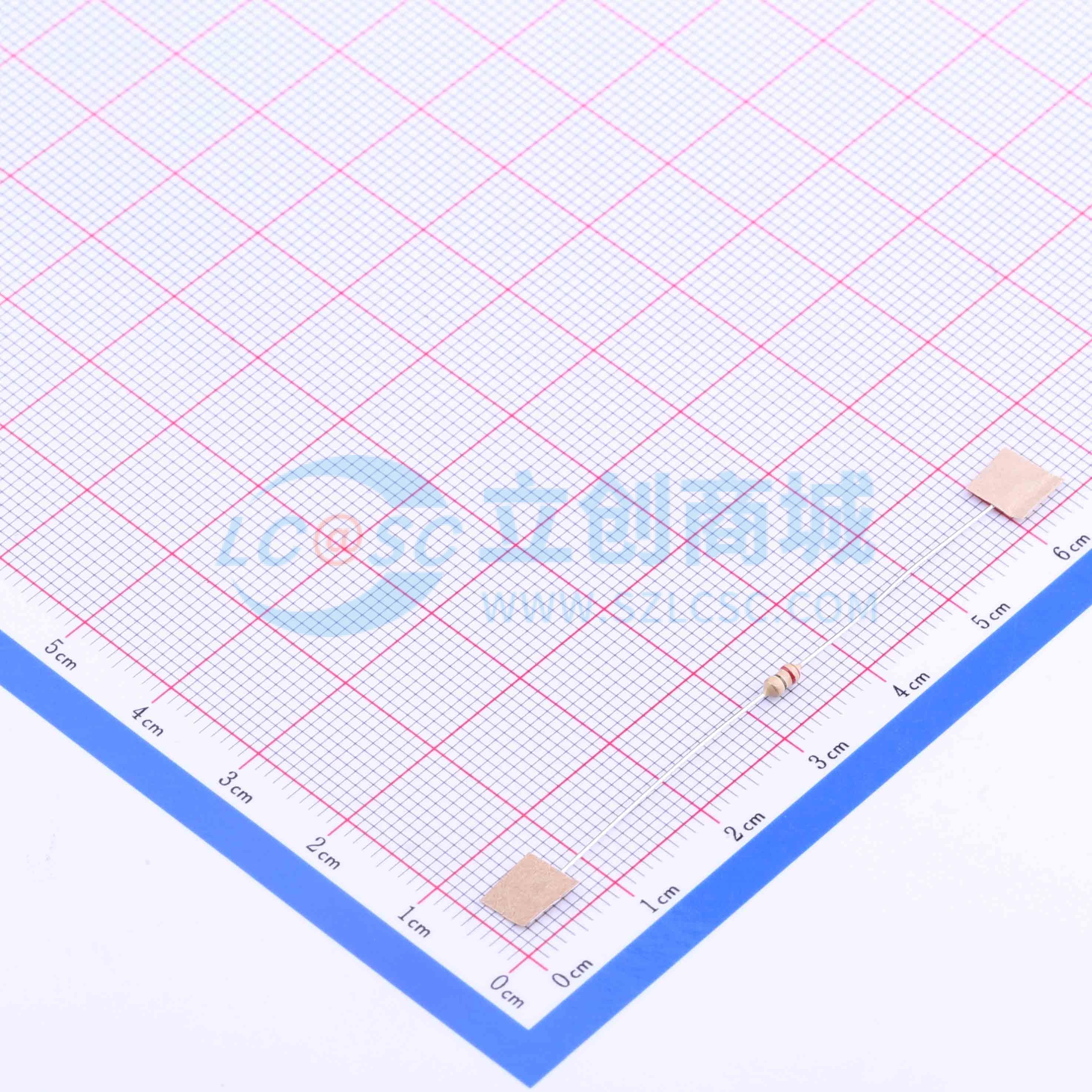 点击查看大图 CF1/6W-22Ω±5% T实物图