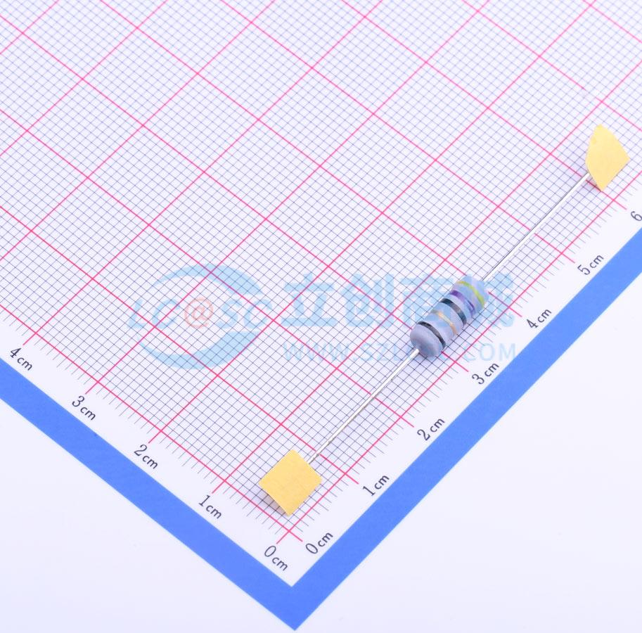 点击查看大图 KNP1W-47Ω±5% T实物图