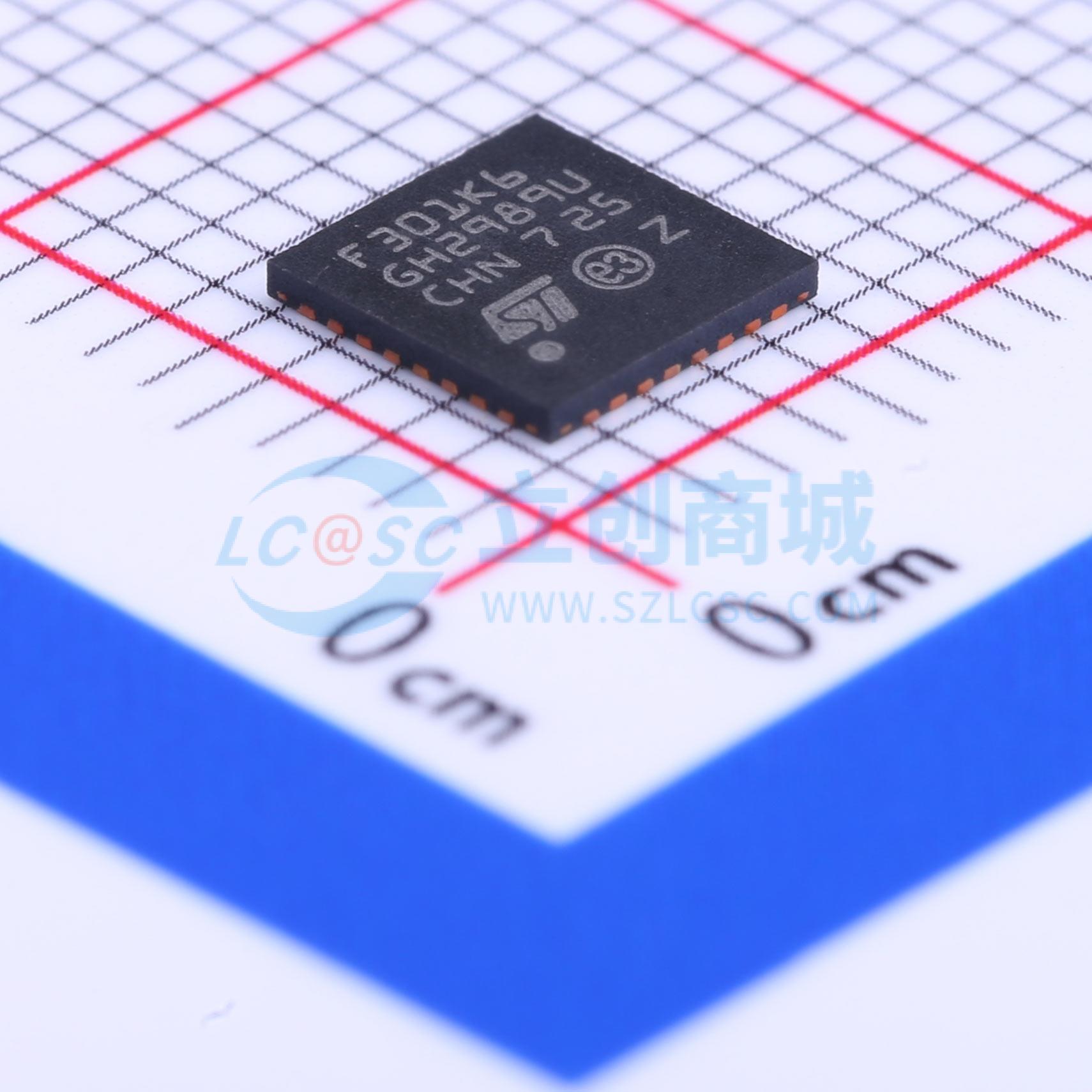 STM32F301K6U6实物图