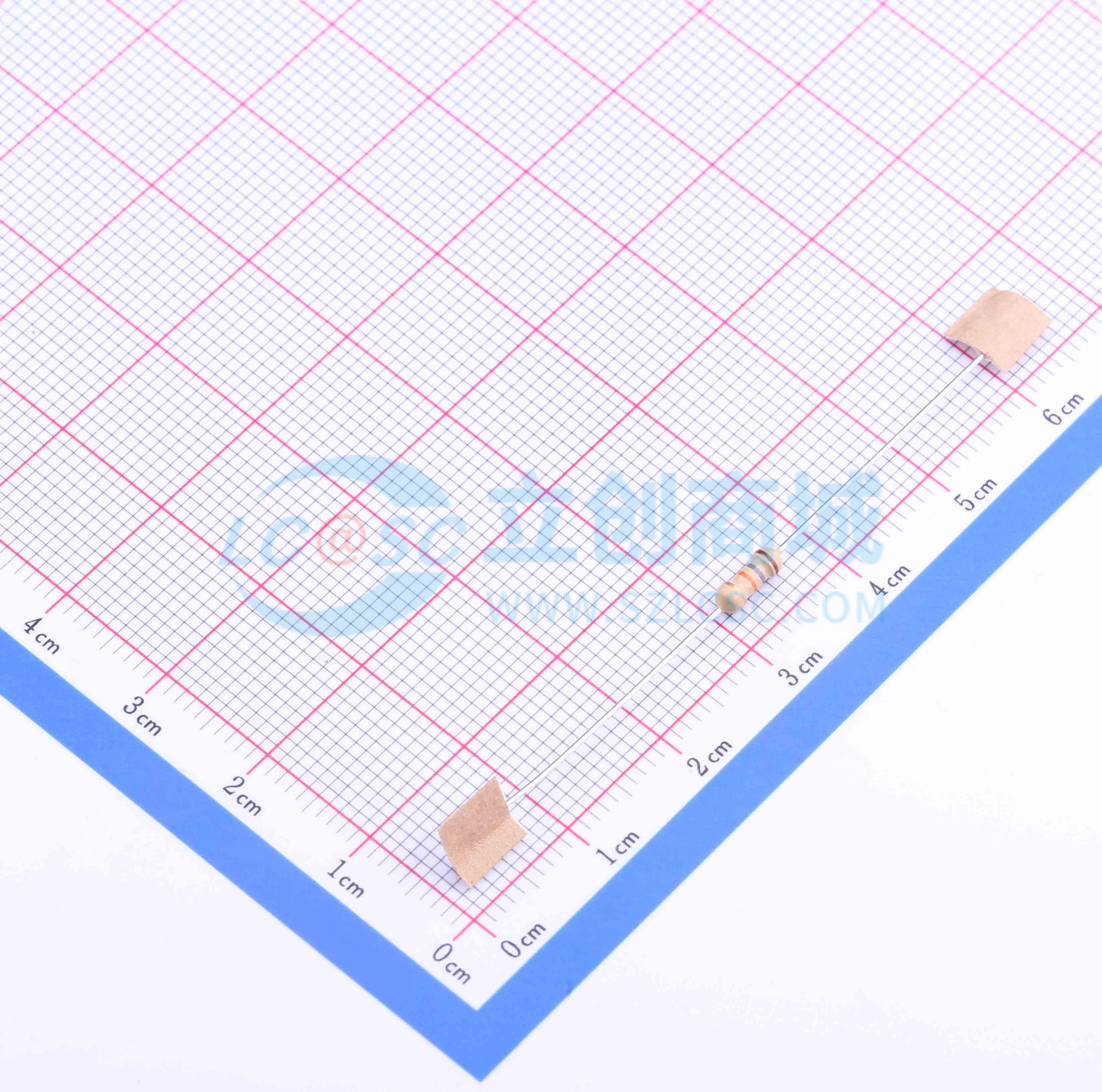 点击查看大图 CF1/4W-18KΩ±5% T52实物图