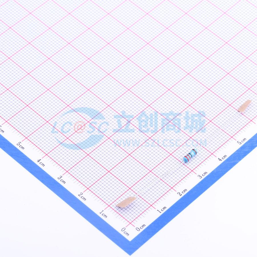 点击查看大图 MF1/4W-2.2Ω±1% T实物图