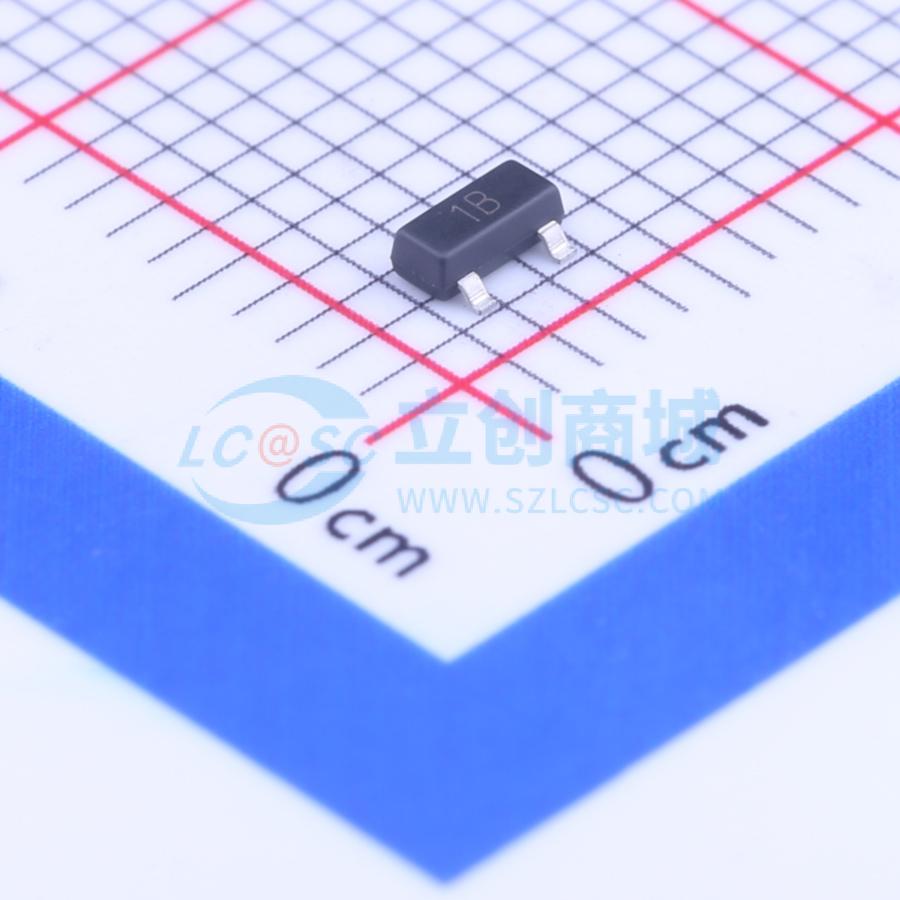 点击查看大图 BC846B(1B)实物图