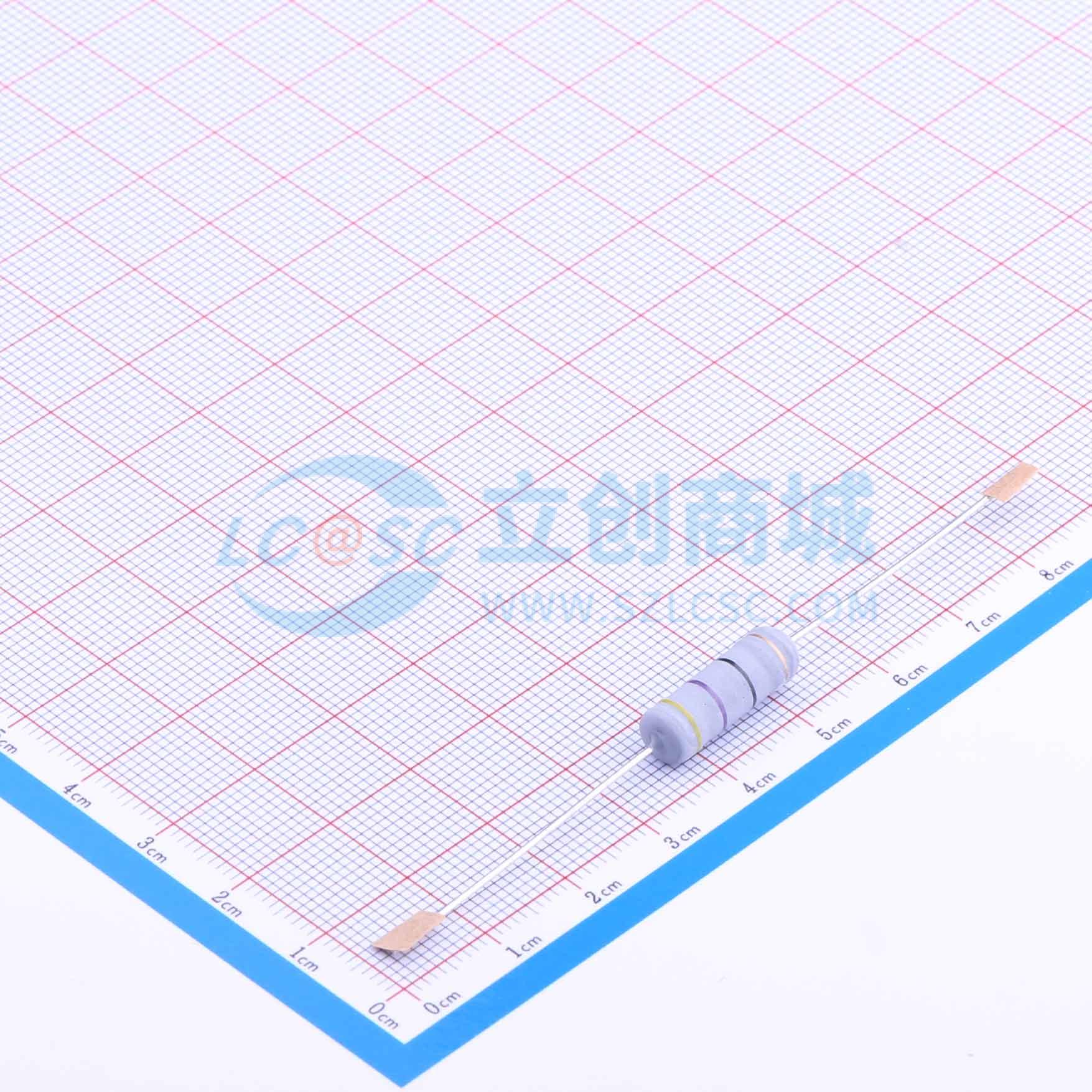 MOF5WS-47Ω±5% T实物图