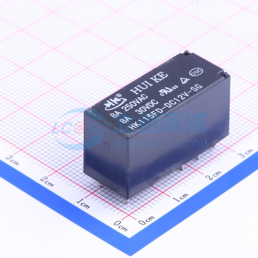 点击查看大图 HK115FD-DC12V-SG实物图