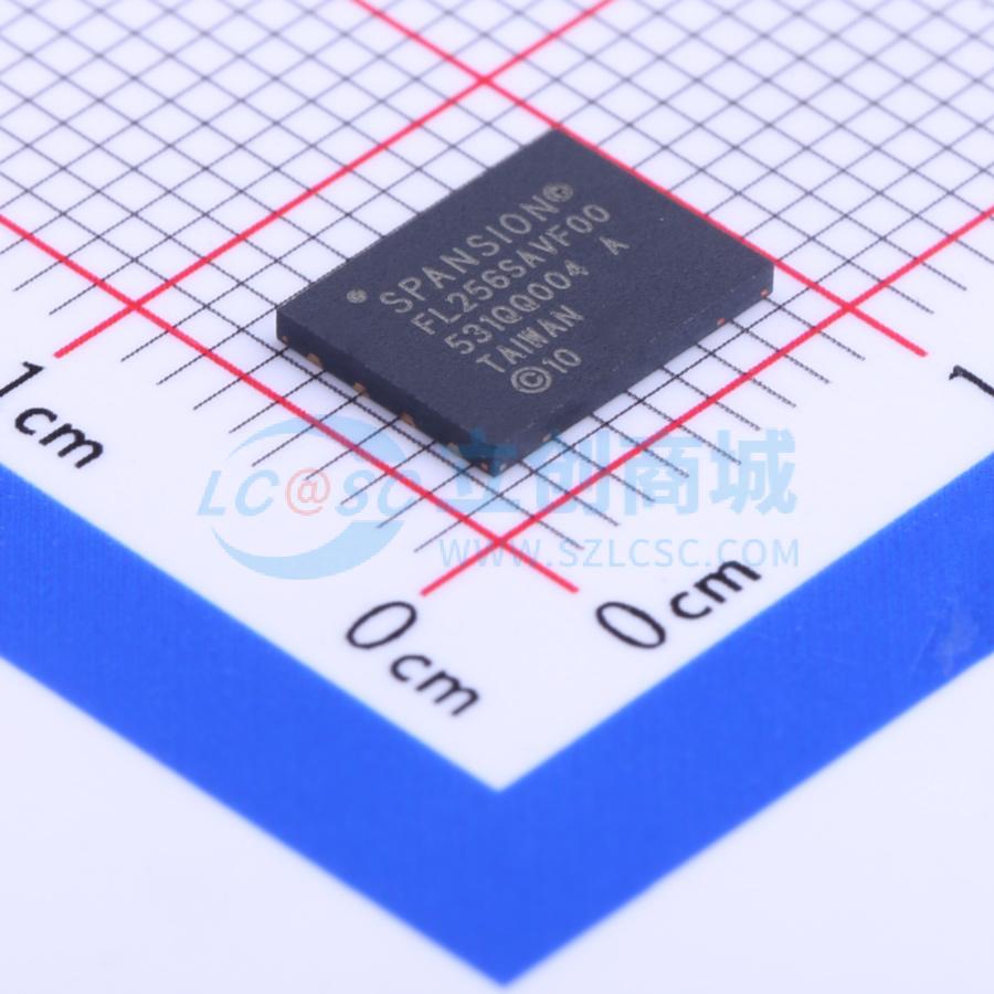 点击查看大图 S25FL256SAGNFV001实物图