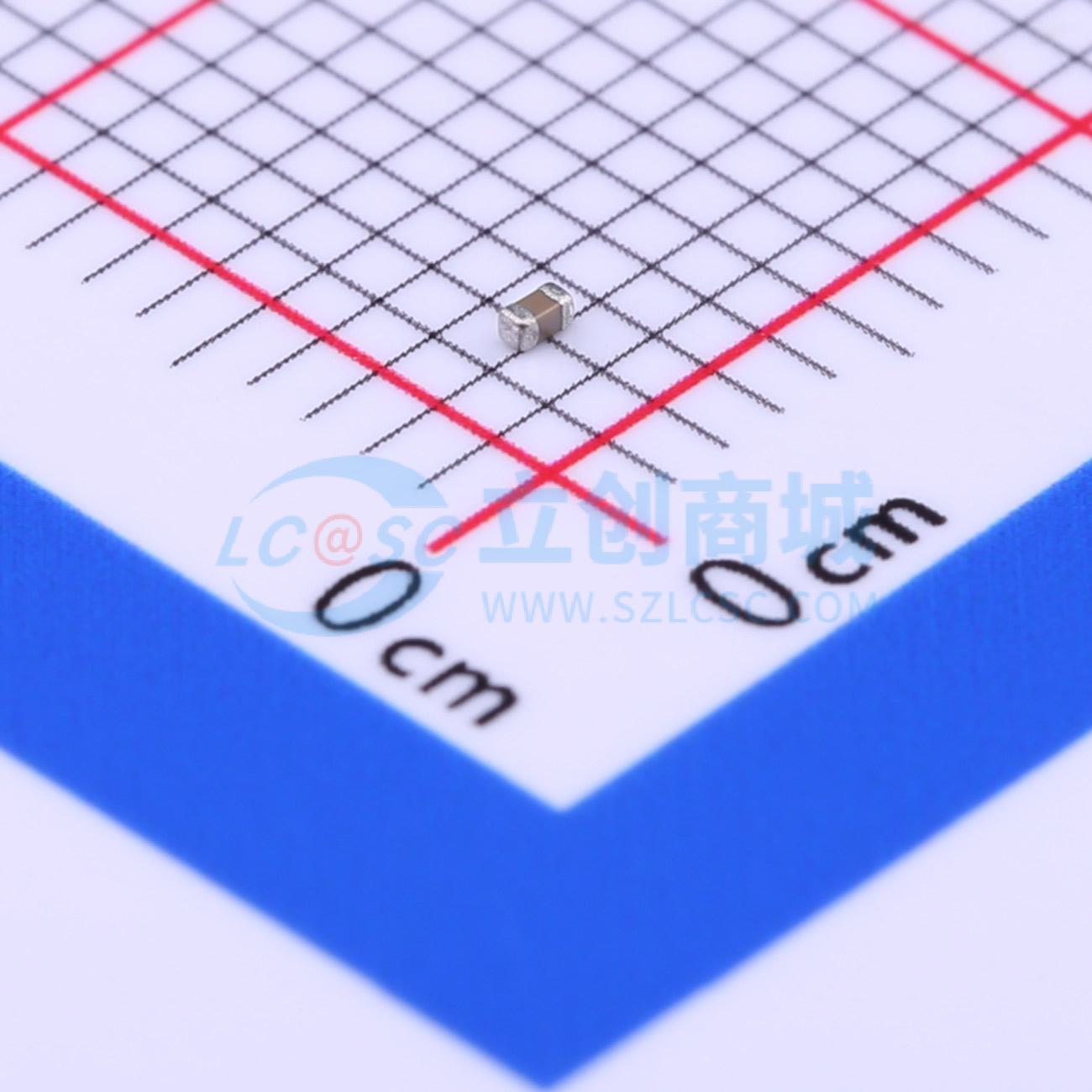 点击查看大图 CC0402KRX5R7BB104实物图