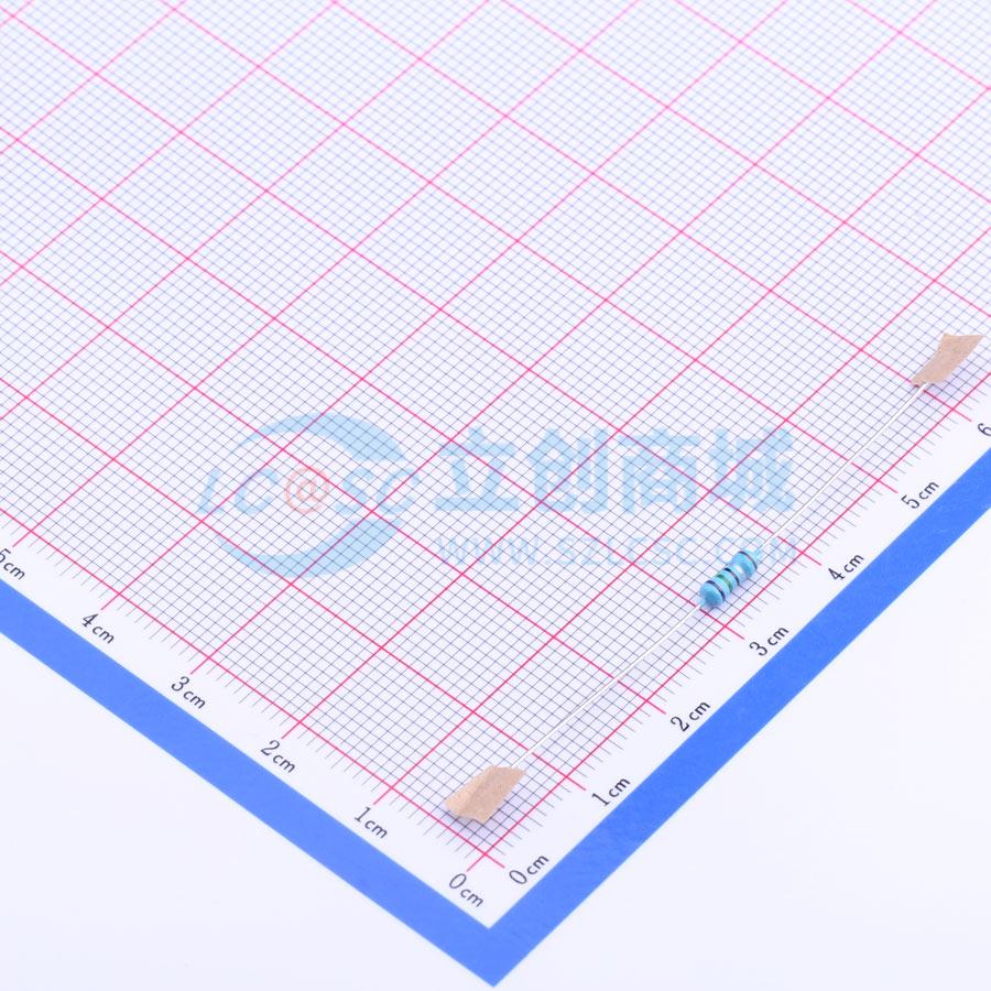 点击查看大图 MF1/4W-7.5Ω±1% T实物图