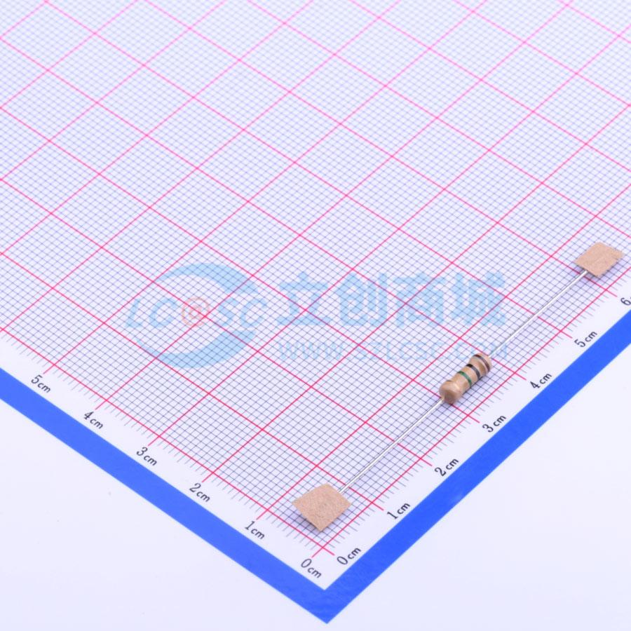 CF1/2W-1MΩ±5% T实物图