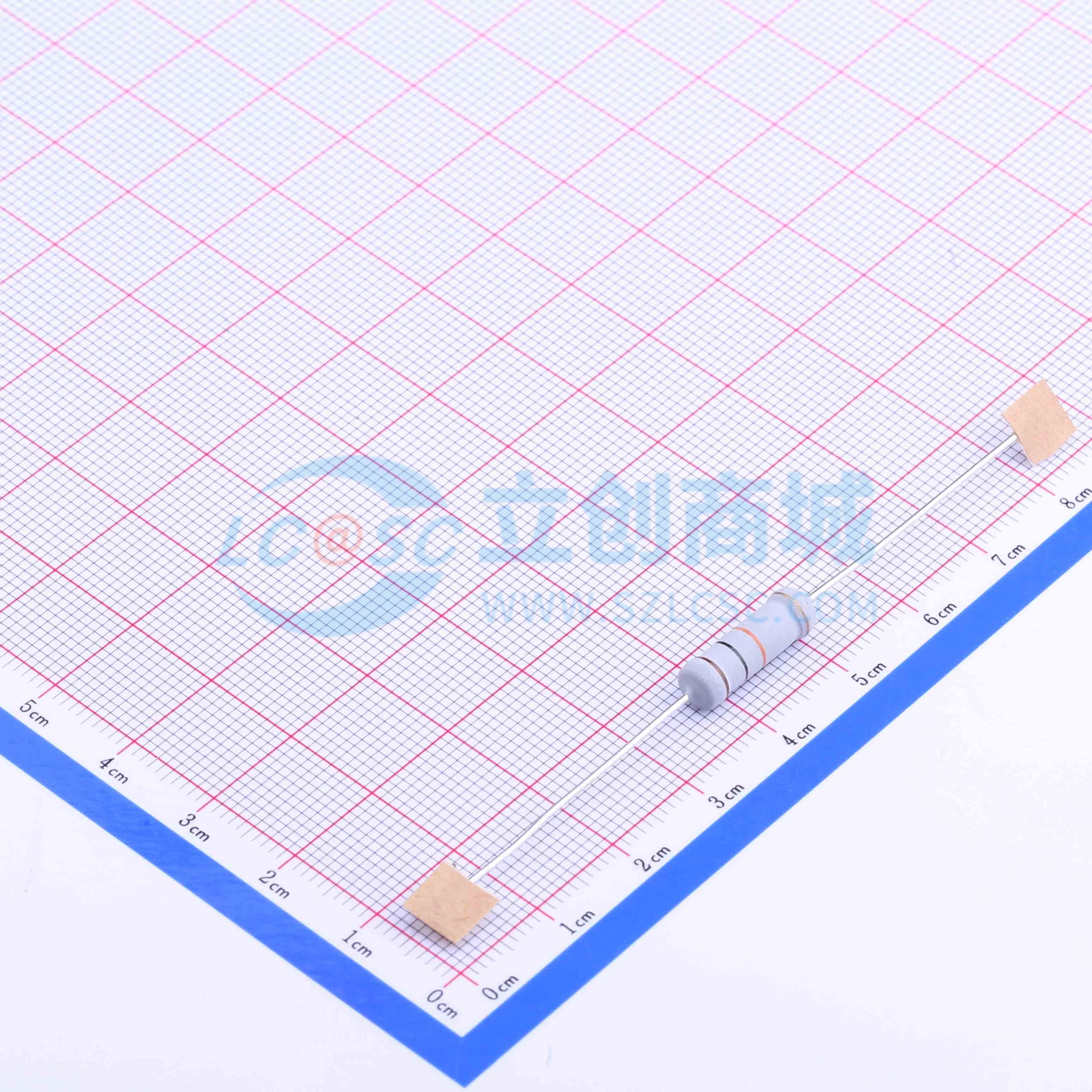 点击查看大图 MOF3WS-10KΩ±5% T实物图