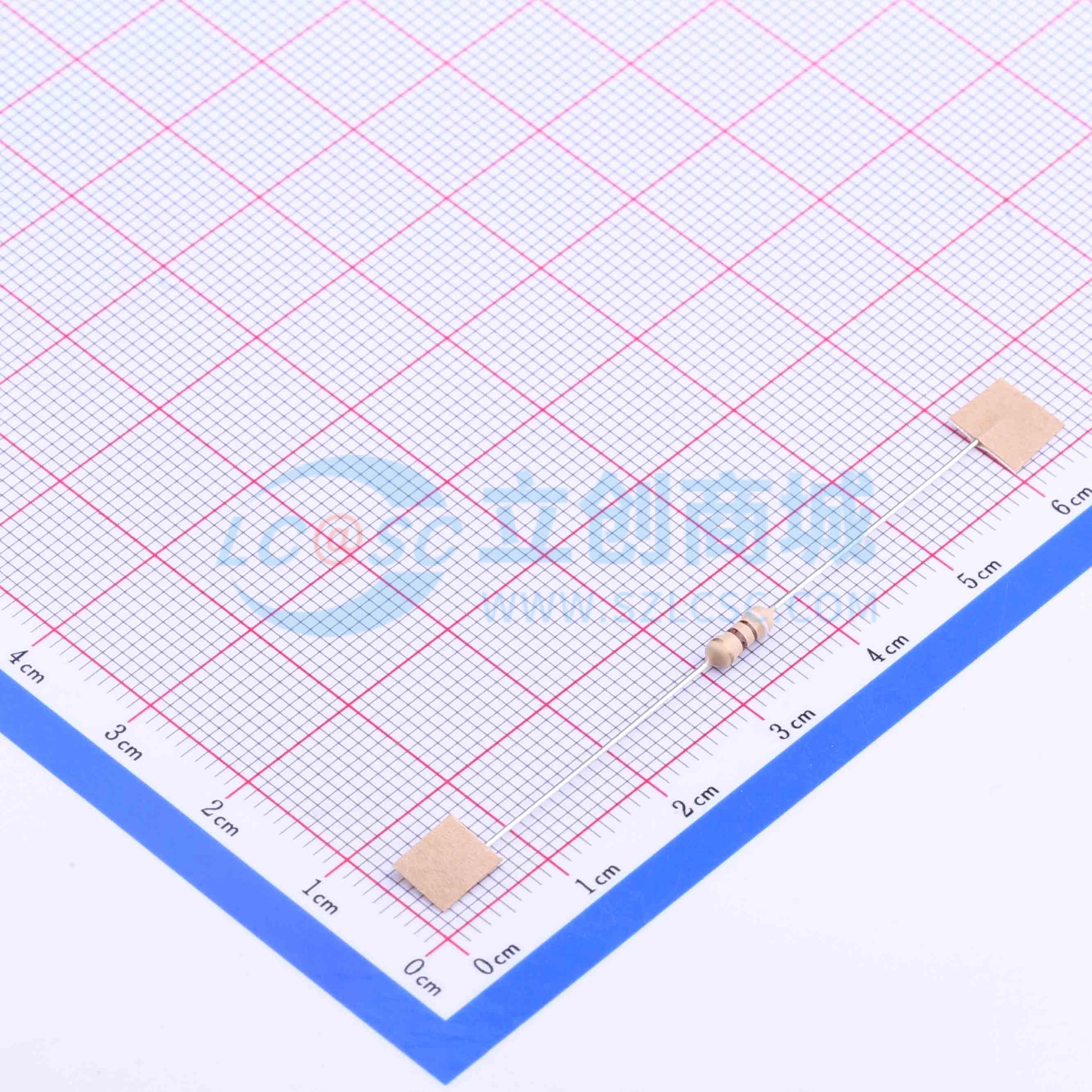 CF1/4W-910Ω±5% T实物图