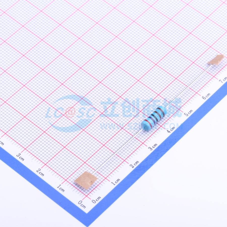 点击查看大图 MF1W-2.7KΩ±1% T实物图