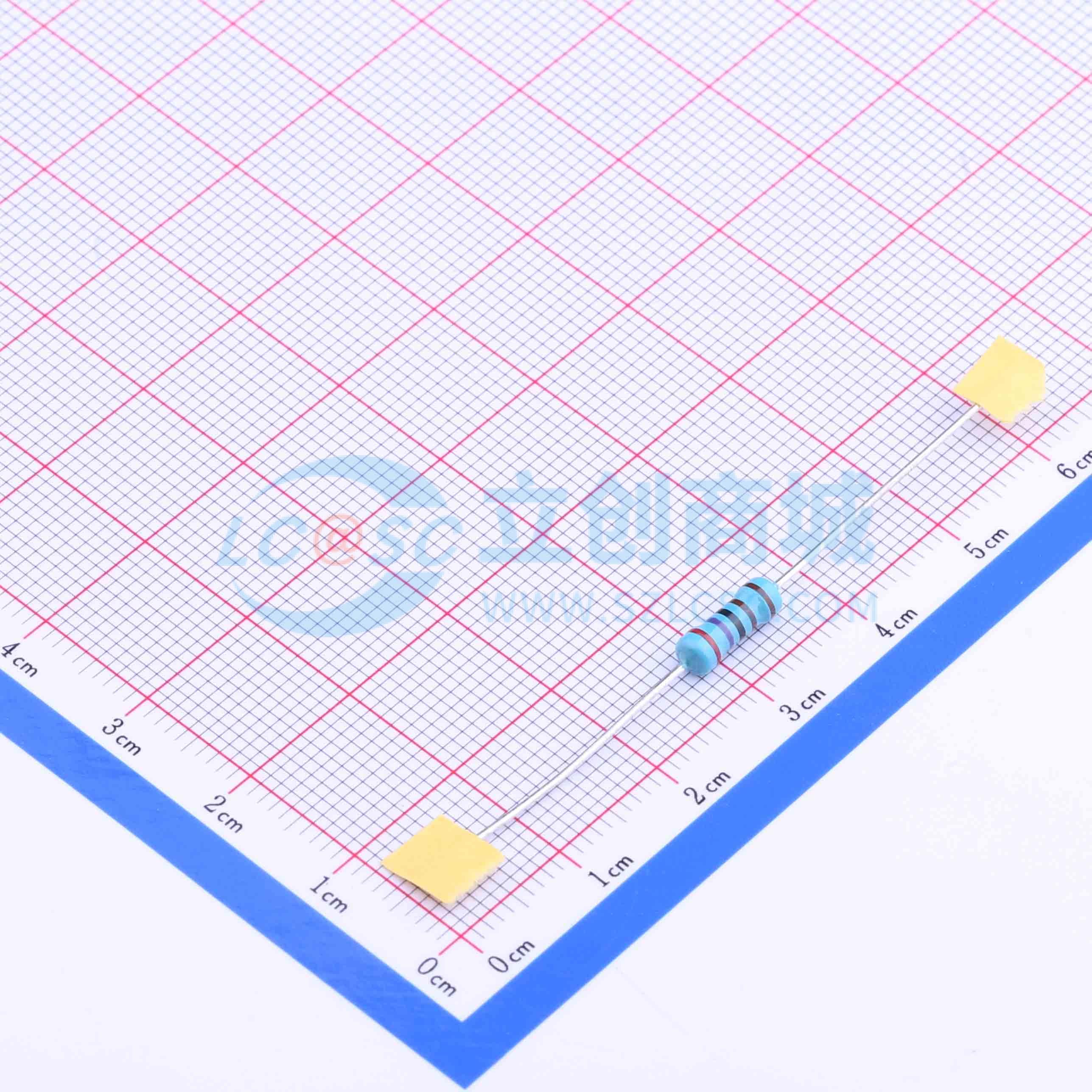MF1/2W-2.7KΩ±1% T实物图