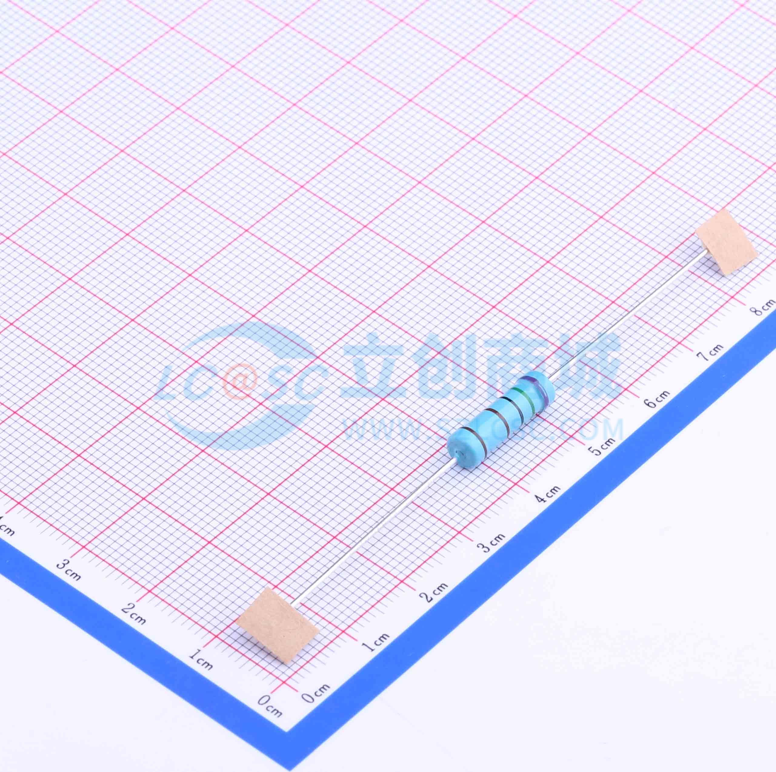 点击查看大图 MF3WS-7.5KΩ±1% T实物图