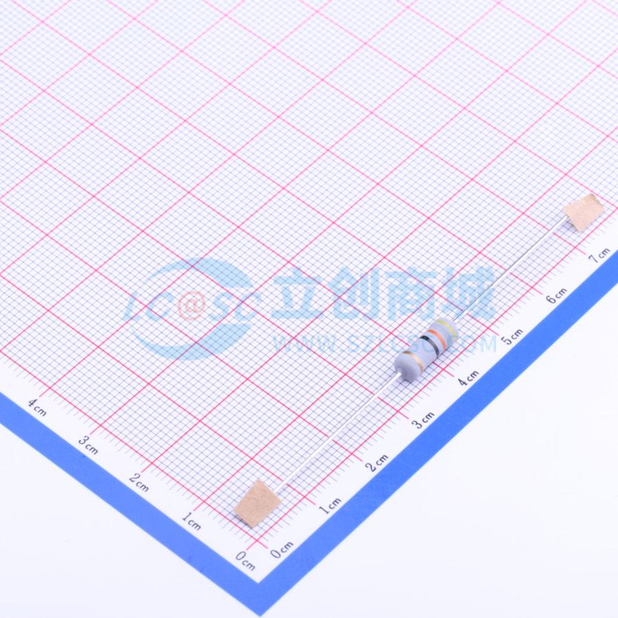 点击查看大图 MOF2WS-43Ω±5% T实物图
