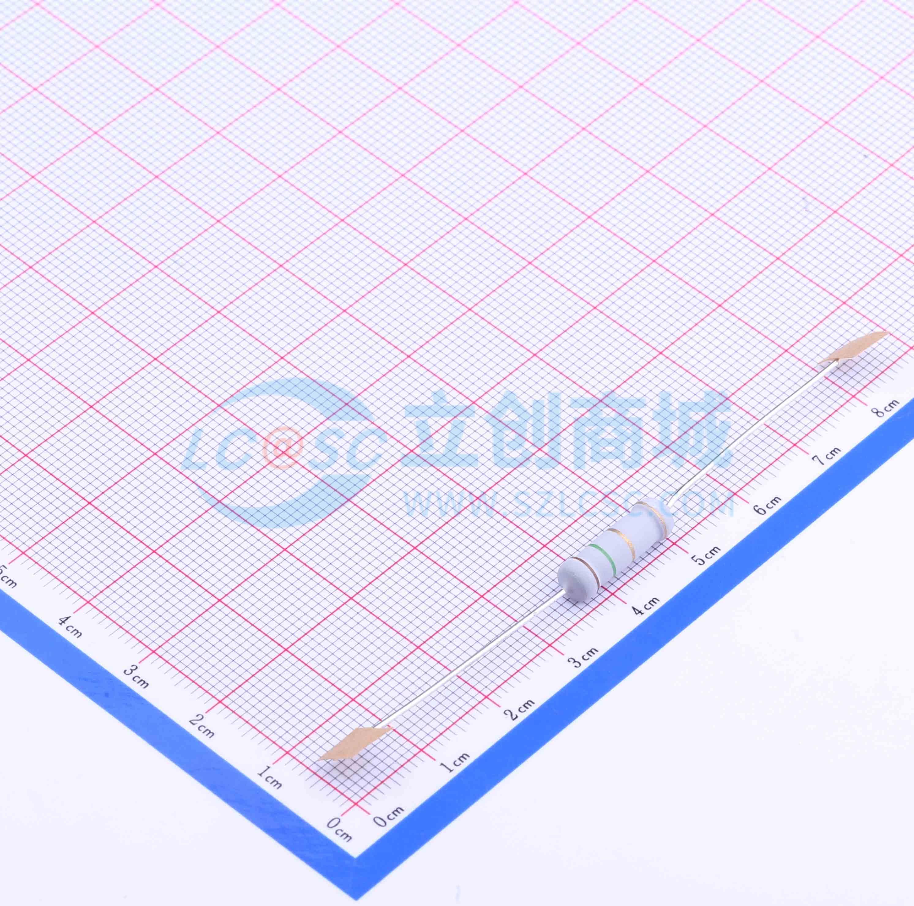 点击查看大图 MOF3WS-1.5Ω±5% T实物图