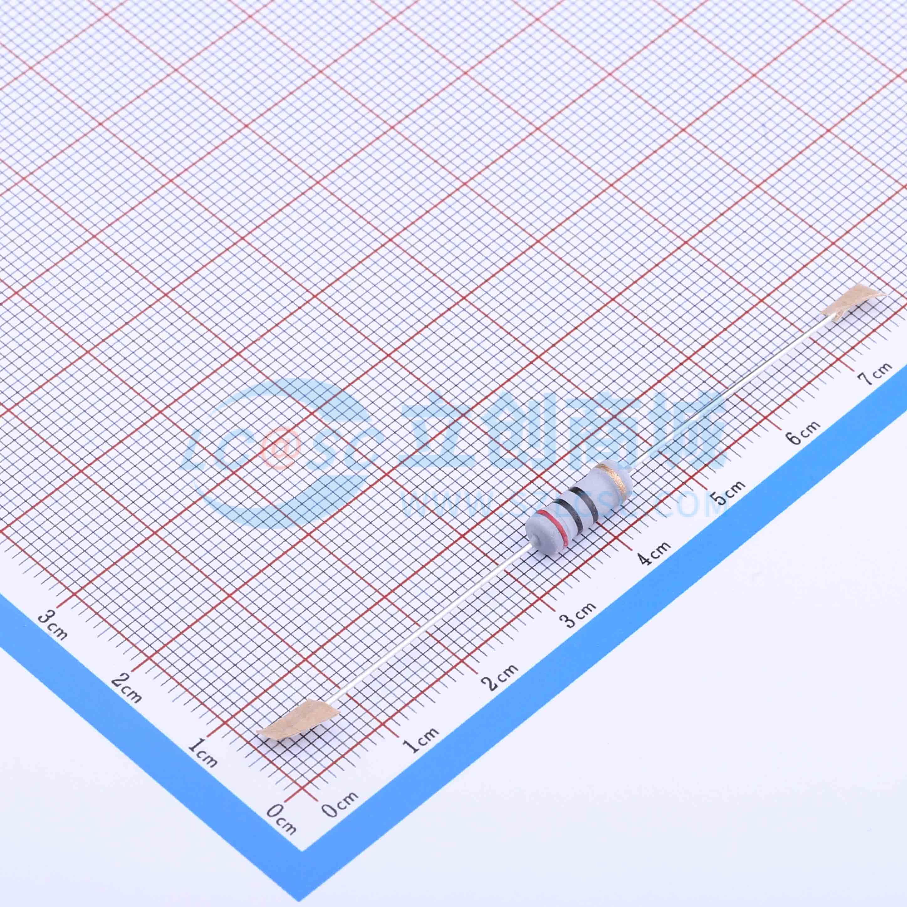 点击查看大图 MOF2WS-20Ω±5% T实物图