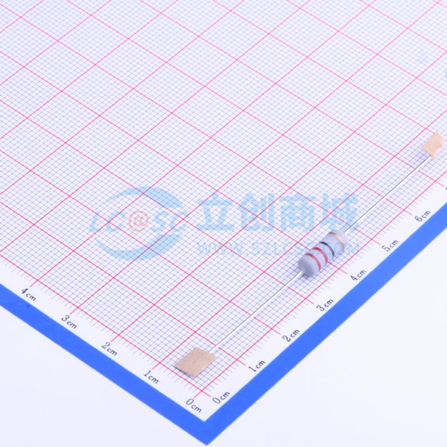 点击查看大图 MOF2WS-22Ω±5% T实物图