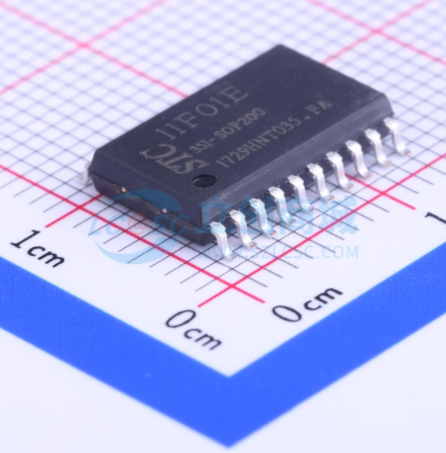 STC11F01E35I-SOP20G实物图