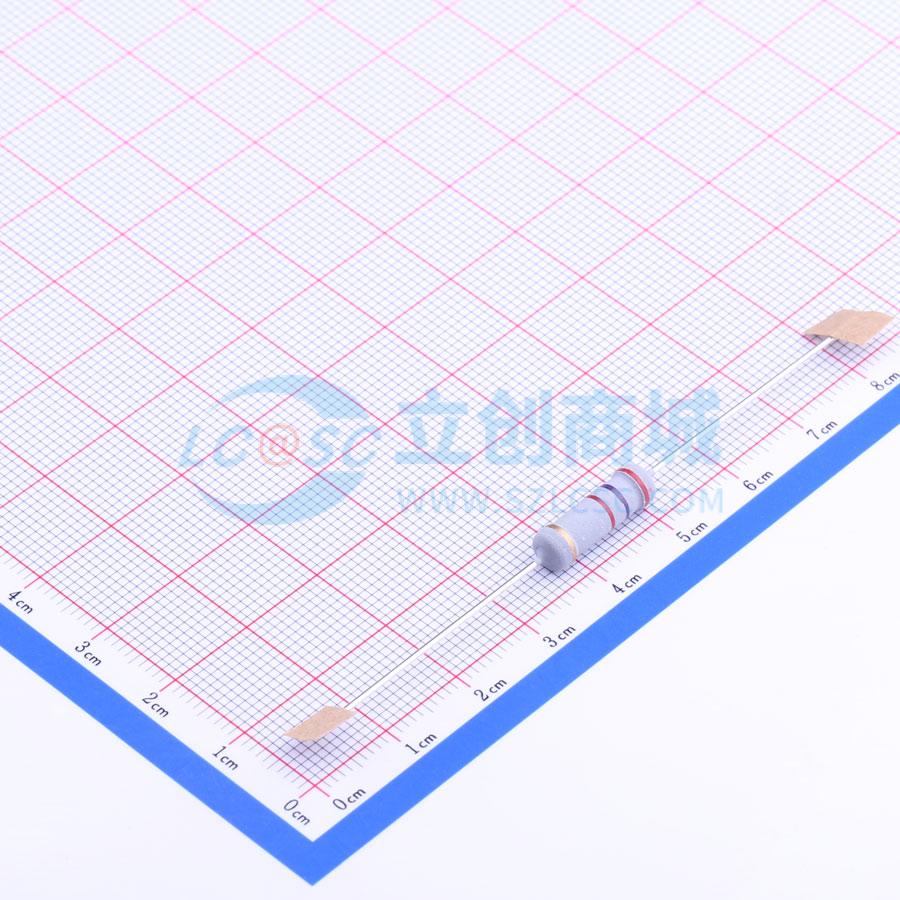 点击查看大图 MOF3WS-2.7KΩ±5% T实物图