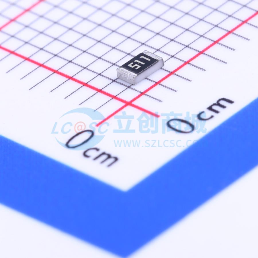 点击查看大图 RC0805JR-07510RL实物图