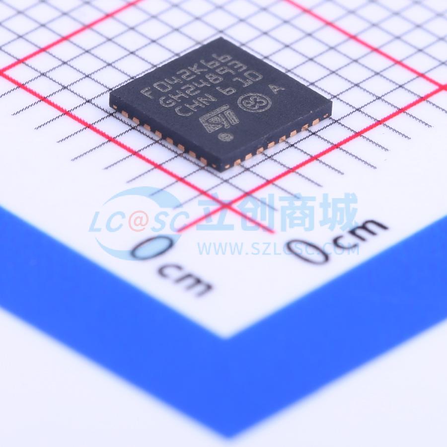 STM32F042K6U6实物图